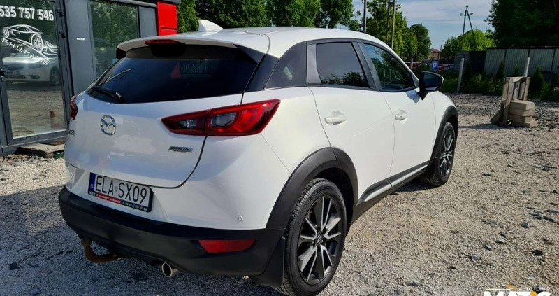 Mazda CX-3 cena 63900 przebieg: 175000, rok produkcji 2015 z Chociwel małe 781